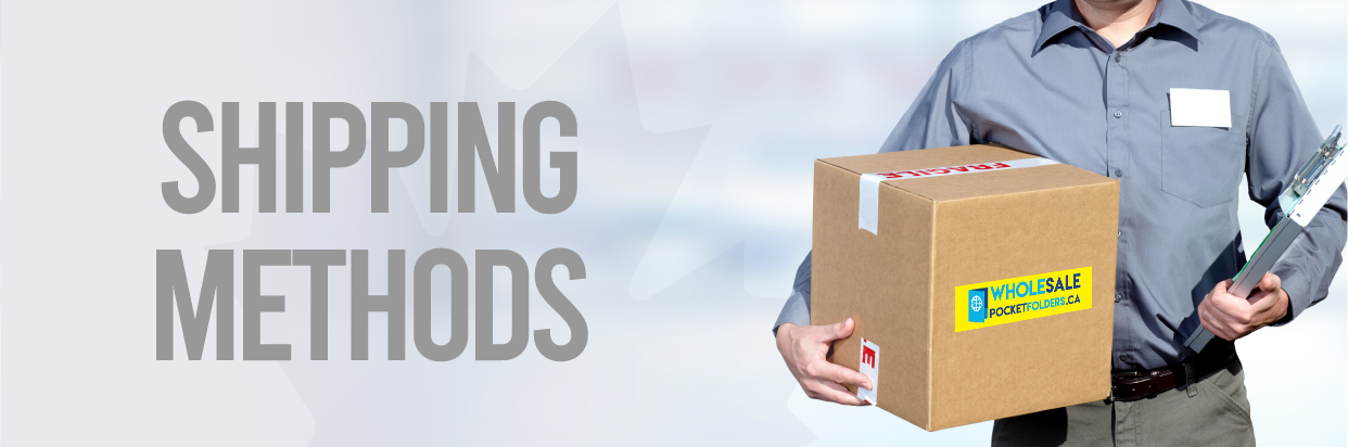 Wholesalepocketfolders - Shipping Methods